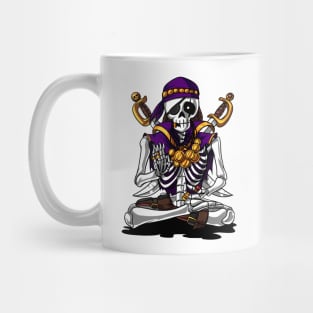 Skeleton Pirate Meditation Mug